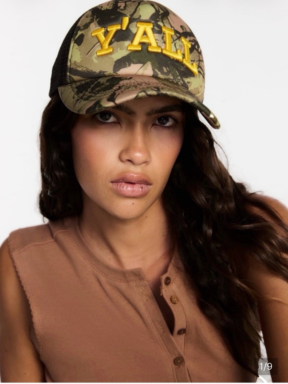 Kacey Lee by Kacey Musgraves x Lee Camo Y'ALL Trucker Hat - OS